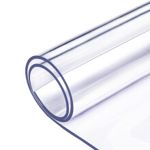 Clear Glass Chair Mat 80x80CM for Hardwood Floors, Antistatic Surface, Smooth Mobility, Easy Clean