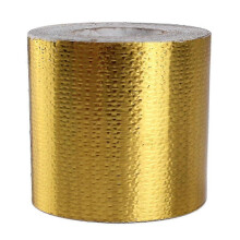 (10m*5cm-Gold) High Temperature Bandage Tape Heat Reflective Adhesive Heat Shielding Tape x