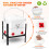2 Gallon Heated Chicken Waterer, Automatic AntiFreezing Poultry Drinker for Winter Coop 4