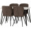 Seconique Marlow & Quebec Dining Set X4 Chairs 2