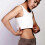 (L, White) Chest Binder Breath Mini Mizer Breast Undershirt Intimates Bra 2