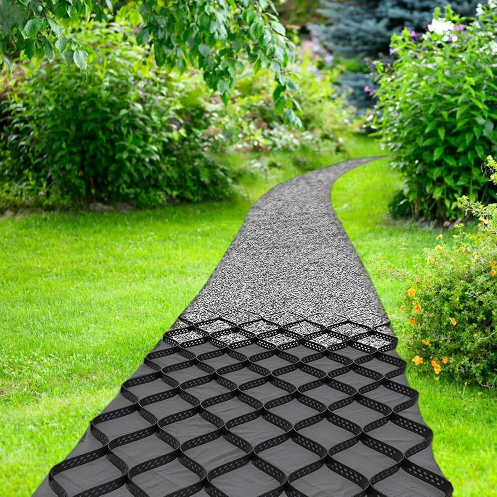 Gravel Stabilizer Grid Hdpe Geocell Ground Grid For Driveway Walkway Patio, Durable Load Bearing 1X2m 9771547942771