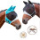 (S, Blue) Shires Fine Mesh Earless Horse Fly Mask 3