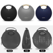 (Black) Wireless Speaker Protective Nylon Case For Harman Kardon Onyx 5/6 Protector-jv