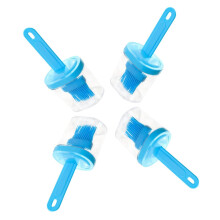 Silicone Oil Brush Bottle Set 4pcs Reusable Cooking and Grilling Basting Brushes with Precise Oil Control