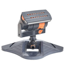 Oscillating Lawn Sprinkler 16 Nozzles Adjustable Garden Water Sprinkler for Large Areas Even Coverage