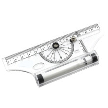 Multifunctional Drawing Ruler Portable Universal Parallel Ruler Practical Measuring Tool for School