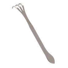 Garden Hand Rake Stainless Steel Cultivator 3‑Tine Rust‑Resistant Tool with Ergonomic Non‑Slip Handle 24 cm