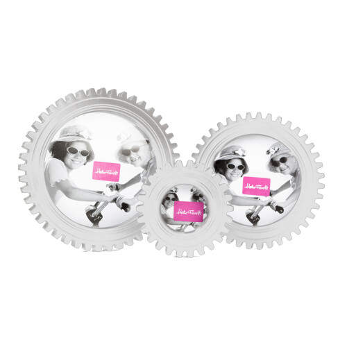 Helio Ferretti Gears Photo Frame - White