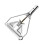 Triangle Mop Head Replacement Base Durable Iron Floor Cleaning Refill with Secure Clamp Lock 1
