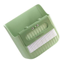 Mini Broom and Dustpan Set with Soft Non‑Scratch Bristles, Ergonomic Grip for Home Office and Desk