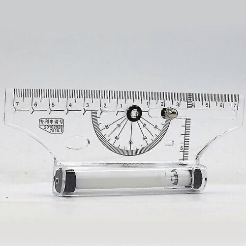 Multifunctional Drawing Ruler Portable Universal Parallel Ruler Practical Measuring Tool for School 2