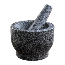 Strong rock Bowl And Pestle Set Excellent For Dry-sesame black