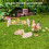 2 Pcs Wooden Chick Perch Set for Brooder and Coop, Natural Roosting Training Bar for Small Poultry 3