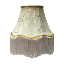 Fabric Lamp Shade Ideal For Reading Nooks Or-Golden Flowers