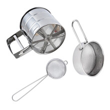 Pack of 3 Kitchen Baking Tool Handheld Flour Strainer