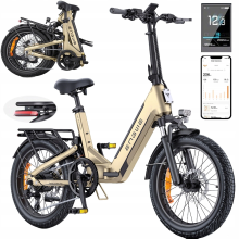 ENGWE L20 3.0 Boost Electric Folding Bike 48V 13.5AH Commuting City E-bike 135KM 8A Fast Charging