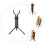 Alto Saxophone Stand Foldable NonSkid Stable Base with Blue Case for Secure Sax Storage 4