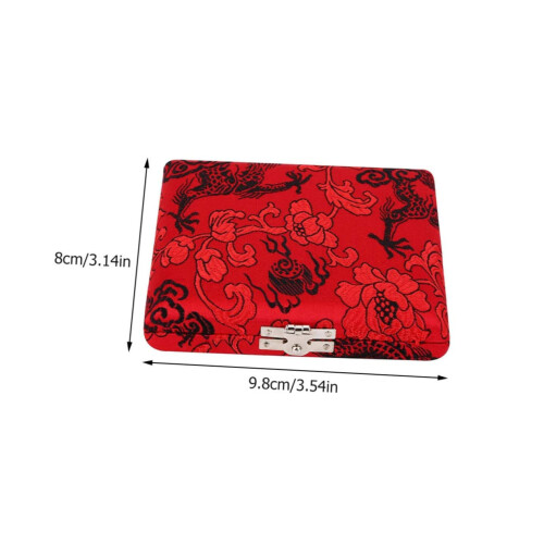 Red Oboe Reed Case with Ventilated Moisture Control and Secure Protection, Compact Durable Design 1