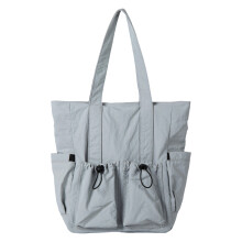 Sac d'épicerie en tissu, sac à bandoulière pour les-Bleu