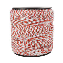 Electric Fence Polywire 500m Roll Red and White Durable  Visibility Wire for Livestock