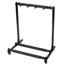 Folding Triple Guitar Stand Rack for Acoustic Electric and Bass, Heavy Duty Metal Frame with Soft Rubber Protection