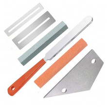 6pcs Guitar Tools Fret Crowning File Kit with Fret Rocker and Fretboard Guards for Acoustic and Electric Guitars