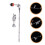Adjustable Drum Cymbal Boom Arm Clamp Mount, Secure Locking Extension Holder for Drum Kit Setup 5