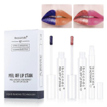 (A) Peel Off & Reveal Lip Stain Set Lips Long Lasting Waterproof Lipstain Color Pop Lipstick For Women (7 &13)
