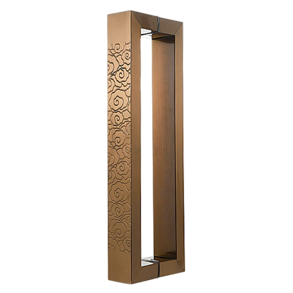 Stainless Steel Barn Door Pull Handle, RustâResistant Classic Square Design For Interior And Exterior Doors 9771547944744