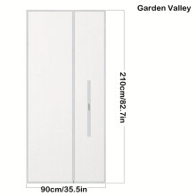 (210*90cm) Aire acondicionado portátil, Kit de ventilación para secadora, Deflector de aire caliente con cremallera, fácil de