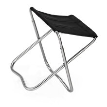 Camping Folding Stool Lightweight Alloy Outdoor Chair with Carry Bag for Fishing Hiking Travel