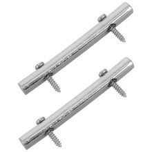 Electric Guitar Bridge and Tailpiece Set, Durable Metal, Easy Installation, Stable Tuning, 2pcs