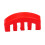 Violin Practice Mute Red for Quiet Practice Control Easy Bridge Attachment Acoustic Violin Use 1