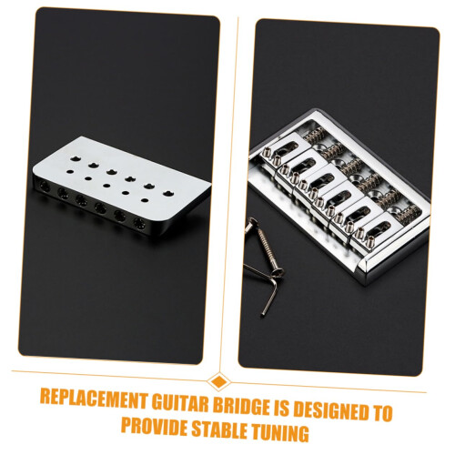 Acoustic Guitar Bridge Saddle Replacement Set for Stable Tuning and Stylish Design Beginners Friendly 2