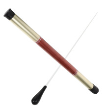 Conductor Baton Case Rigid Protective Tube with Secure Snap Closure Dustproof Holder for Orchestra