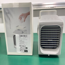 Mini aire acondicionado de escritorio portátil de 350 ml: ventilador con cabezal móvil recargable por USB de 90 ,