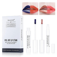 (C) Peel Off & Reveal Lip Stain Set Lips Long Lasting Waterproof Lipstain Color Pop Lipstick For Women (7 &13)