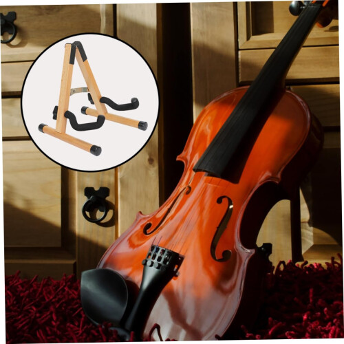 Folding Mandolin Stand with Stable Support, Lightweight SpaceSaving Design for Travel 1