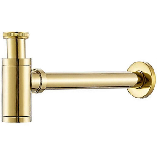 Brass Design Siphon Universal Siphon for Wash Basin Vanity Bathroom Drainage