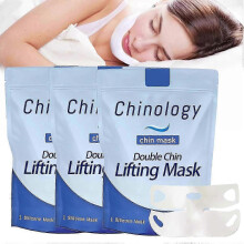 (3PCS) Chinology Double Chin Lifting Mask, Chinology Double Chin Mask, V Line Lifting Double Chin Mask, Chinology Face & Neck Jawline Firming Mask