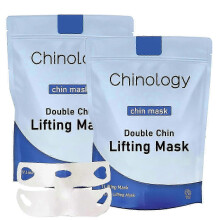 (2PCS) Chinology Double Chin Lifting Mask, Chinology Double Chin Mask, V Line Lifting Double Chin Mask, Chinology Face & Neck Jawline Firming Mask
