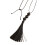 Collier rétro élégant à longues franges avec perles en résine-UN 1
