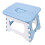 Plastic Folding Stool for Adults,  Load Capacity Compact Design, Camping and Fishing Use 1
