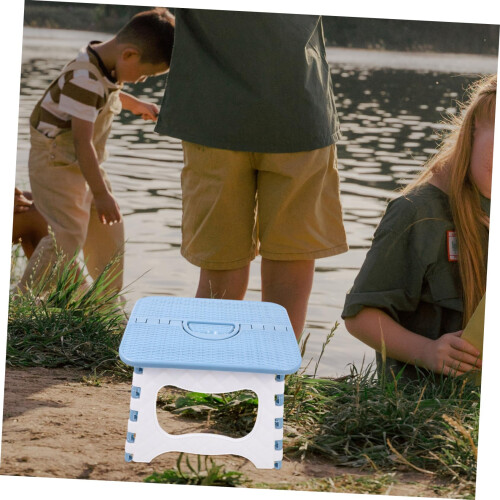 Plastic Folding Stool for Adults,  Load Capacity Compact Design, Camping and Fishing Use 1