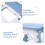 Plastic Folding Stool for Adults,  Load Capacity Compact Design, Camping and Fishing Use 5