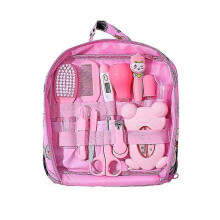 13pcs Baby Care Set Baby Care Products Baby Care Set Initial Equipment Nail And Nose Care with Bag with Handbag