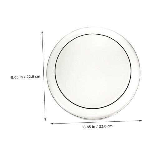 Double Layer Drum Head Cover Transparent Durable Skin with LowNoise Practice Surface 1