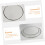 Double Layer Drum Head Cover Transparent Durable Skin with LowNoise Practice Surface 4