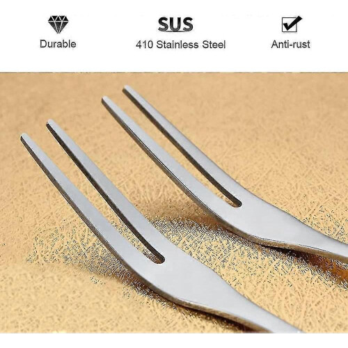 20 Pieces Fork, Table Fork, Dessert Fork, Fruit Fork, Cake Fork, for Fruit Fork 2